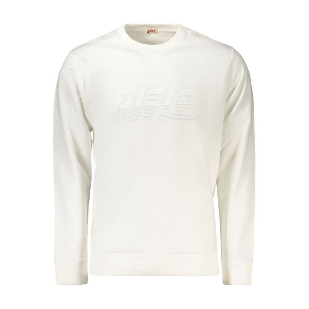 Rifle White Cotton Men Men's Sweatshirt